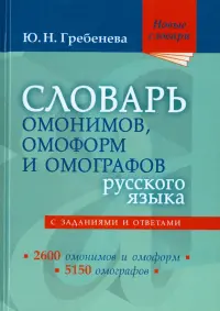 Словарь омонимов, омоформ и омографов русского языка