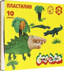 Пластилин "Каляка-Маляка", 10 цветов, 150 г