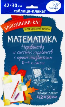 Математика. 8-9 классы. Неравенства и системы неравенств с одним неизвестным