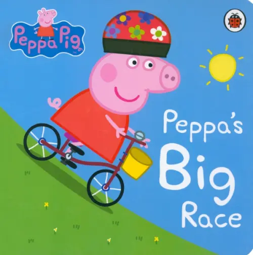 

Peppa Pig. Peppa's Big Race. Board book, Голубой