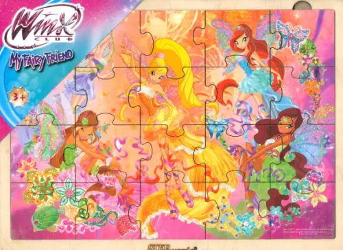 

Пазл из дерева. Winx