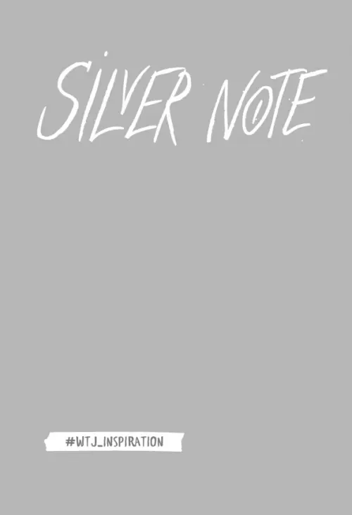 

Креативный блокнот с серебряными страницами. Silver Note, Серый
