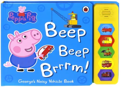

Peppa Pig. Beep beep brrrm! Sound book, Голубой