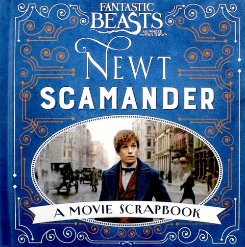 

Fantastic Beasts and Where to Find Them. Newt Scamander. A Movie Scrapbook, Синий