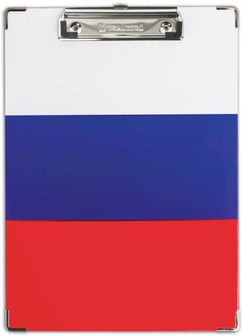 

Доска-планшет с верхним прижимом "Flag", Белый;синий;красный