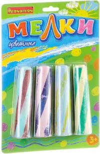 Набор мелков. Полосатые, 4 штуки