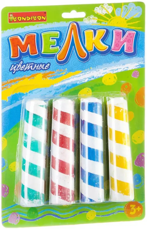 Набор мелков. Спираль, 4 штуки