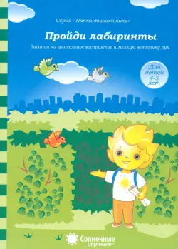 Пройди лабиринты: Задания на зрительное восприятие и мелкую моторику рук: 4-5 лет. Солнечные ступени