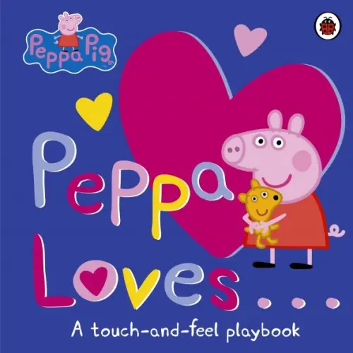 

Peppa Loves: A Touch-and-Feel Playbook (board bk), Фиолетовый