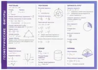 Геометрические фигуры. Справочные материалы, А5