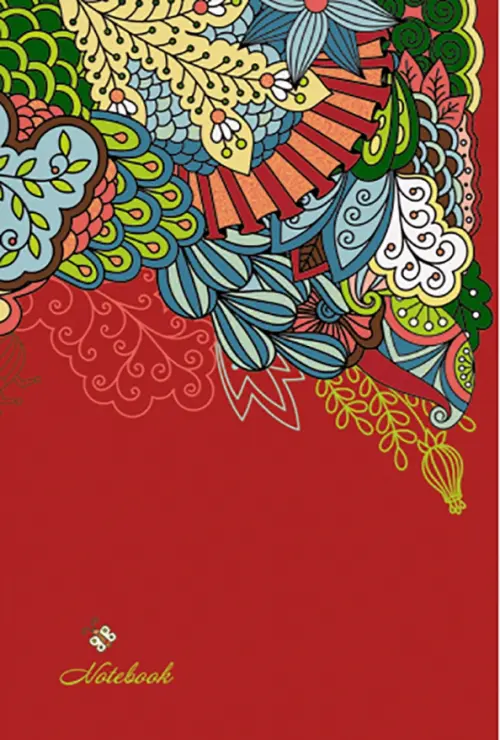 

Книга для записей "Графика. Сказочные листья", 80 листов, Красный