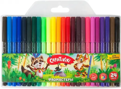 

Фломастеры "Creativiki", 24 цвета