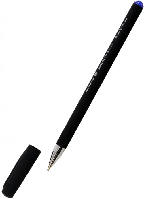 

Ручка шариковая "SoftClick. Black", 0,5 мм, синие чернила, Чёрный