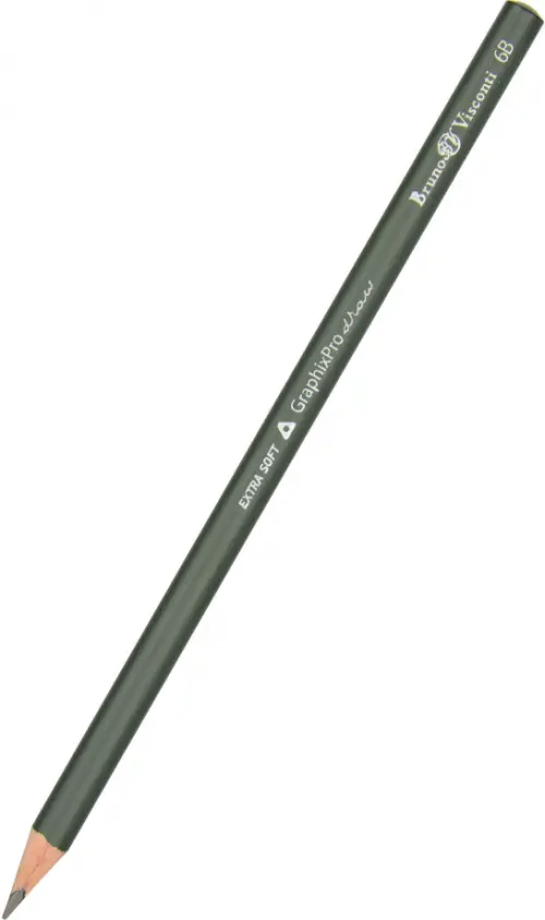 

Карандаш чернографитовый "GraphixPro", 6B, Серый