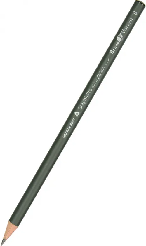 

Карандаш чернографитовый "GraphixPro", B, Серый