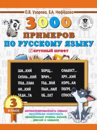Русский язык. 3 класс. 3000 примеров
