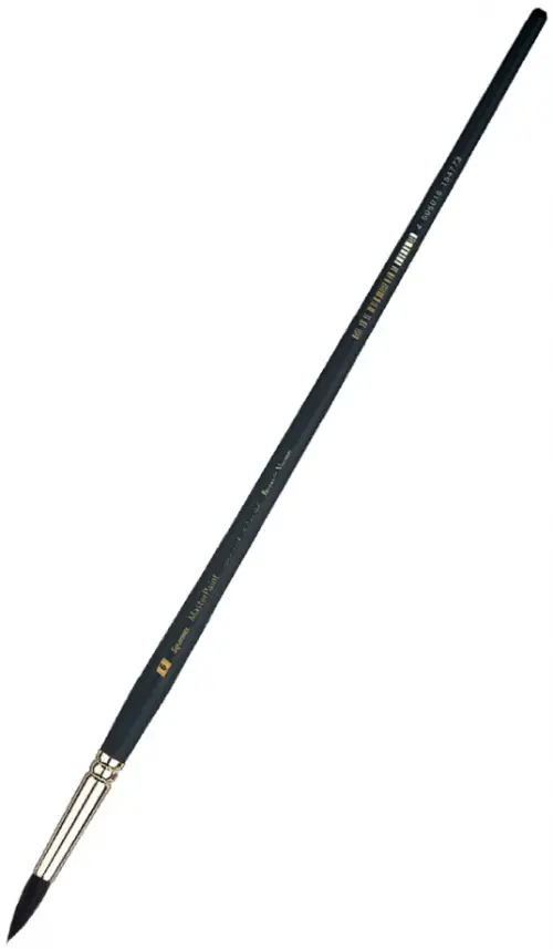 

Кисть из волоса белки №6, круглая, арт. 71-0002, Чёрный