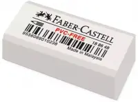 Резинка стирательная "Faber-castell 7086", для чернографитных и цветных карандашей