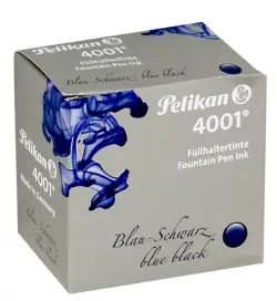 Флакон с чернилами Pelikan INK 4001 78 (301028), для ручек перьевых, 30 мл, черный/синий