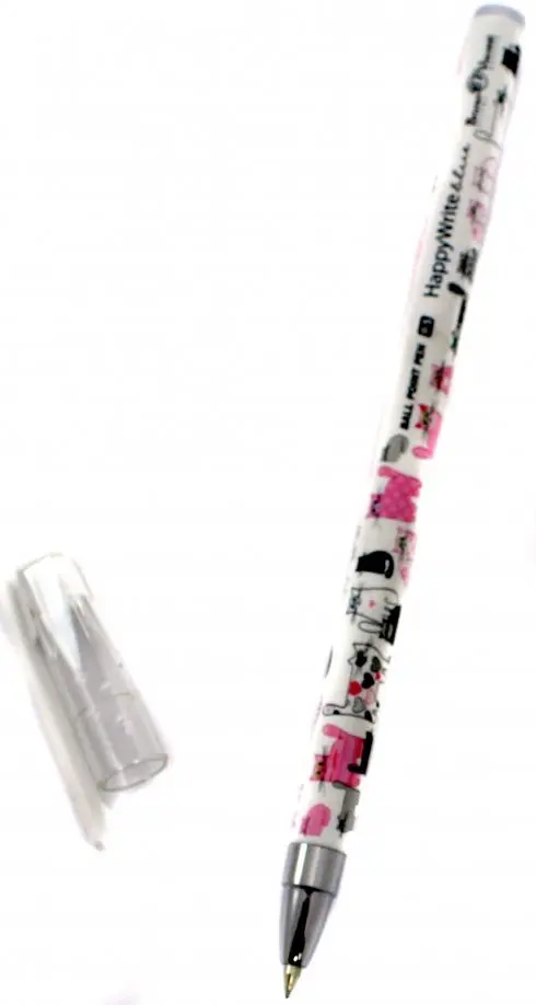 Ручка шариковая HappyWrite Розовые котята 05 мм синяя 71₽