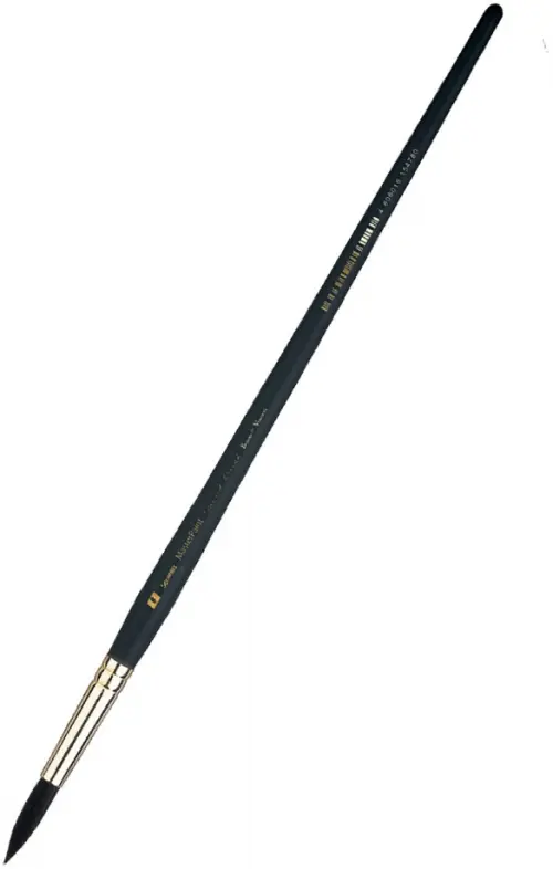 

Кисть из волоса белки №8, круглая, арт. 71-0003, Чёрный