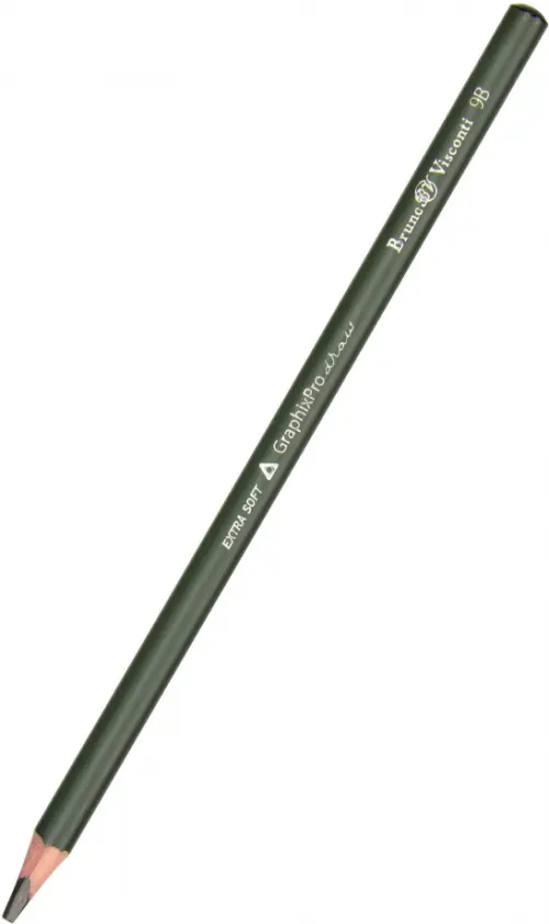 

Карандаш чернографитовый "GraphixPro", 9B, Серый