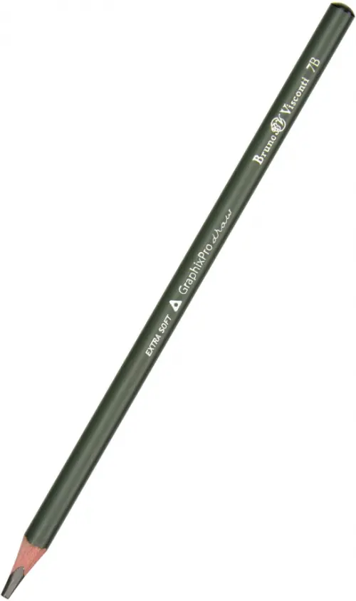 

Карандаш чернографитовый "GraphixPro", 7B, Серый