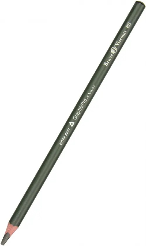 

Карандаш чернографитовый "GraphixPro", 8B, Серый