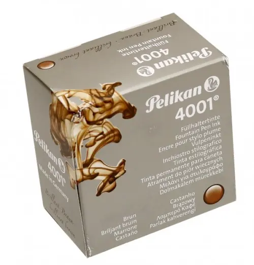 Флакон с чернилами Pelikan INK 4001 78 311902 для ручек перьевых 30 мл коричневые 686₽