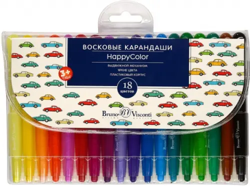 

Карандаши восковые "Multicolor", 18 цветов