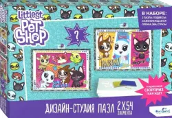 Дизайн студия Littlest Pet Shop. Всегда вместе!, 2x54 элемента + сюрприз