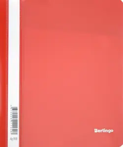 Папка-скоросшиватель "Berlingo", А5, 180 мкм, красная