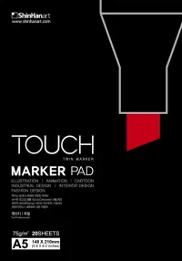 Альбом для маркеров Touch Marker Pad, А5, 20 листов