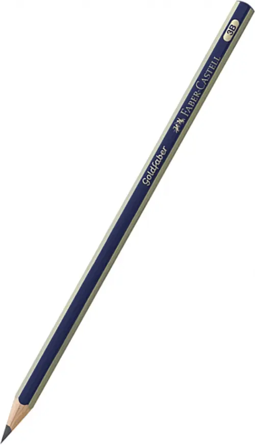

Карандаш чернографитный "Goldfaber 1221", 3B, Синий