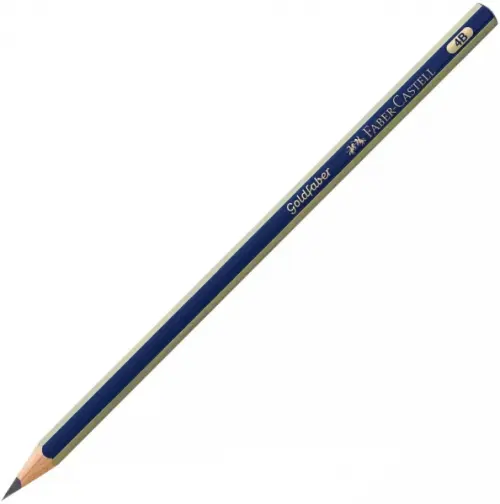 

Карандаш чернографитный "Goldfaber 1221", 4B, Синий