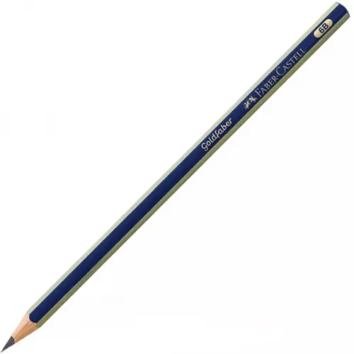 

Карандаш чернографитный "Goldfaber 1221", 6B, Синий