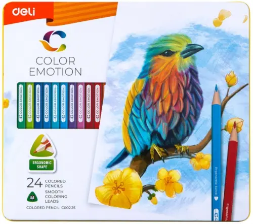 Карандаши цветные "Color Emotion", 24 цвета