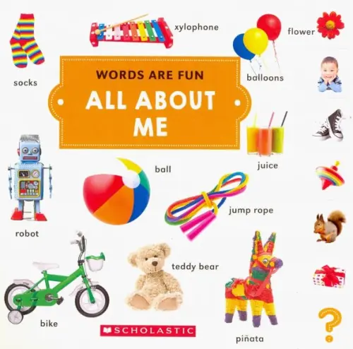 

Words Are Fun: All About Me (board book), Белый