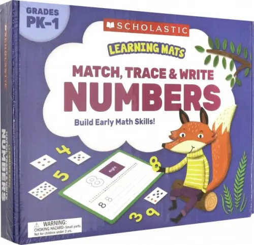 

Learning Mats. Match, Trace & Write Numbers, Синий