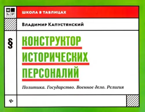 

Конструктор исторических персоналий. Политика. Государство. Военное дело. Религия