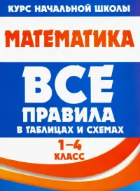 Математика. 1-4 класс. Все правила в таблицах и схемах