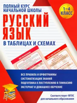 Русский язык. 1-4 классы. Полный курс начальной школы в таблицахи схемах. ФГОС