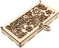 Подарочная коробка для денег "Цветы"