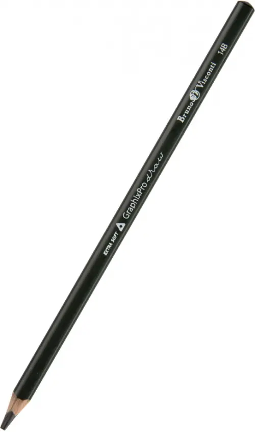 

Карандаш чернографитовый "GraphixPro", 14B, Серый