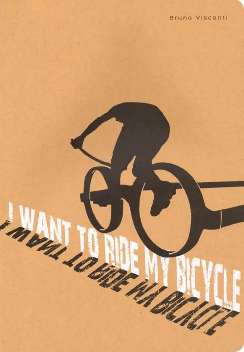 

Тетрадь "Bicycle", А5, 40 листов, клетка, Оранжевый