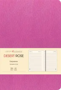 Ежедневник недатированный. Desert Rose. Малиновый, А5, 136 листов