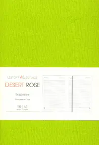 Ежедневник недатированный. Desert Rose. Зеленый, А6+, 136 листов