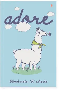 Блокнот-престиж. Давай, лама, давай!, А5, 160 листов, клетка