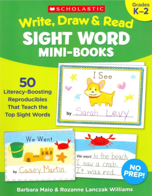 

Write, Draw & Read Sight Word Mini-Books, Зелёный