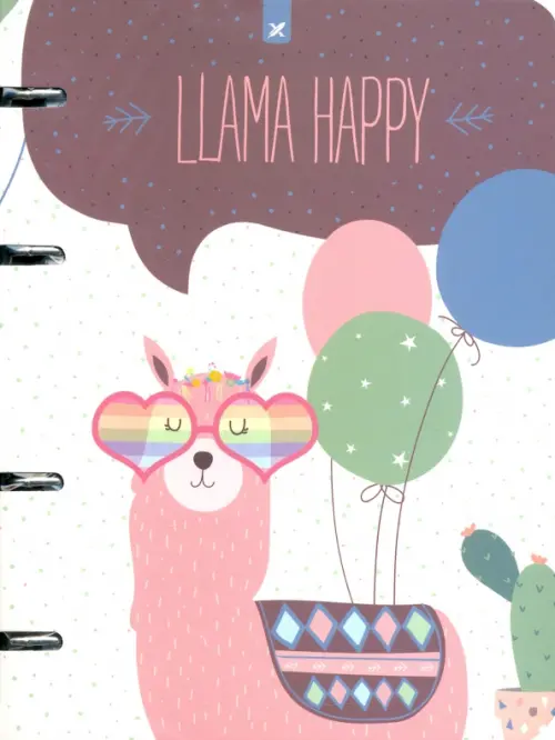 

Тетрадь со сменным блоком "Alpaca Story", 120 листов, клетка, Мультиколор